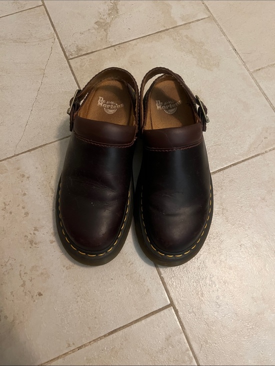 Dr. Martens Shoes - DOC MARTEN LAKETEN ATLAS LEATHER SLINGBACK PLATFORM MULES